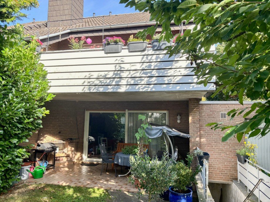Terrasse Doppelhaush�lfte Spenge
