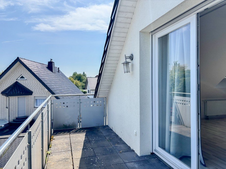 Balkon ImmoXXL Dachgeschosswohnung Herford