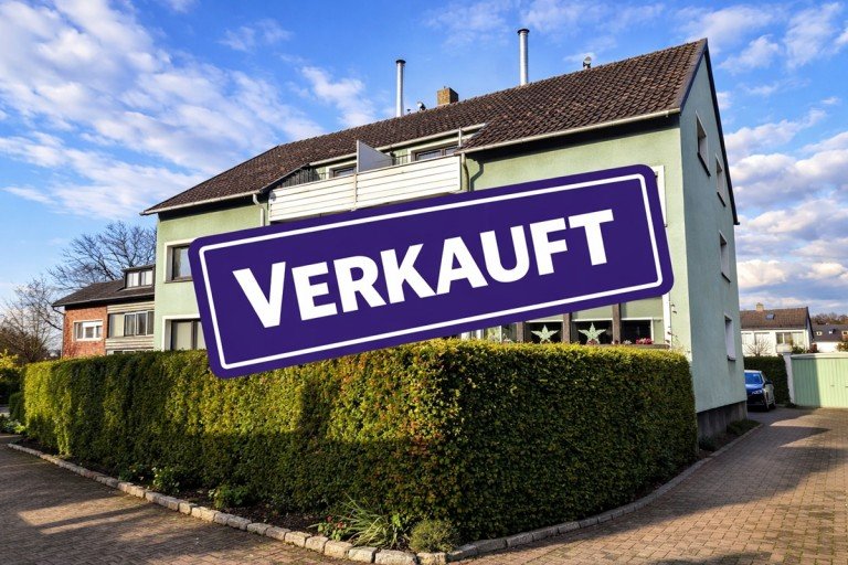 Hausansicht verkauft Spenge Mehrfamilienhaus --VERKAUFT--Gepflegtes 6-Familienhaus in ruhiger und sch�ner Lage von Spenge